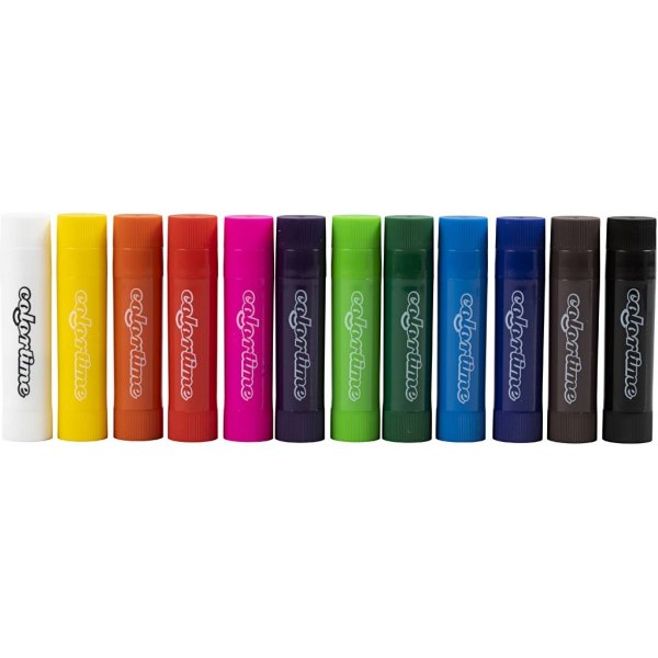Soft Color Stick - couleurs mélangées - 12 pcs Soft Color Stick - couleurs mélangées - 12 pcs