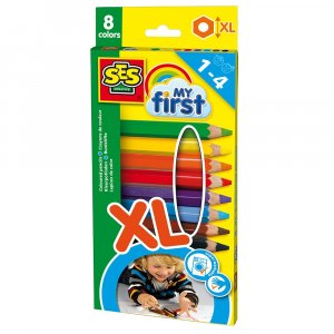 Mes premiers crayons de couleur (boîte de 8) Mes premiers crayons de couleur (boîte de 8)