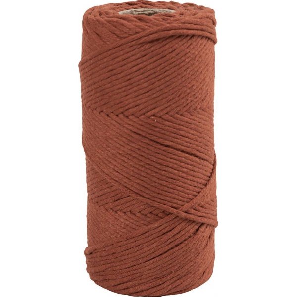 Fil macram - orange brl - 2 mm - 198 m
