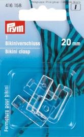 Boucles pour bikini/ceinture plastique transparent 20 mm Boucles pour bikini/ceinture plastique transparent 20 mm
