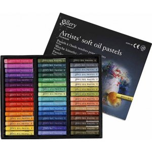 Crayons de couleur pastel à l'huile Gallery premium - couleurs mélangées - 48 pcs Crayons de couleur pastel à l'huile Gallery premium - couleurs mélangées - 48 pcs