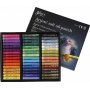 Crayons de couleur pastel  l'huile Gallery premium - couleurs mlanges - 48 pcs