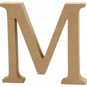 Lettre - 8 x 1,5 cm - M Lettre - 8 x 1,5 cm - M