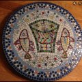 Image client MosaixPro - mosaïque de verre 10 x 10 mm - blanc 200 g ~ 302 pcs.