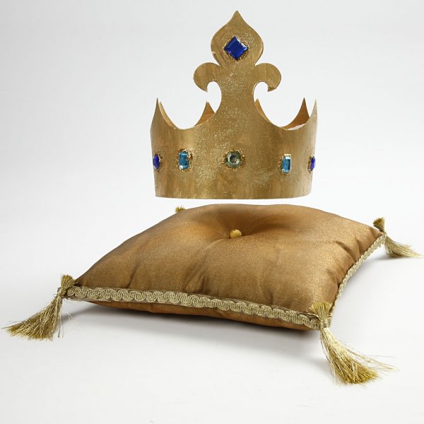 Couronnes en carton - blanches - 5 pcs Couronnes en carton - blanches - 5 pcs