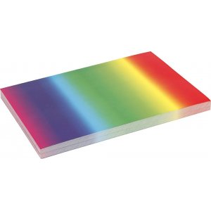 Carton arc-en-ciel - A4 - 100 feuilles Carton arc-en-ciel - A4 - 100 feuilles