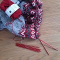 Image client Aiguilles doubles pointes "Rouge" - 20 cm/4,5 mm