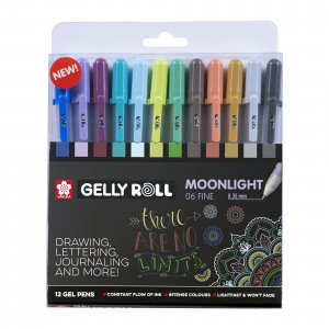 Stylos gel Sakura Gelly Roll Set 12 stylos - Univers Stylos gel Sakura Gelly Roll Set 12 stylos - Univers