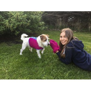 Patron au crochet - Couverture et mitaines pour chien au crochet Patron au crochet - Couverture et mitaines pour chien au crochet