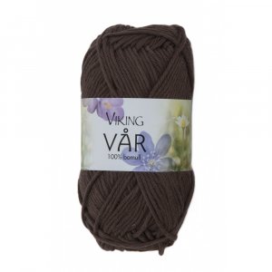 Fil Viking Spring 50g - Marron foncé (408) Fil Viking Spring 50g - Marron foncé (408)