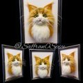 Image client Yeux de chat ø 10 mm - vert 4 pcs.