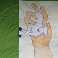 Image client Peinture aquarelle W&N Cotman Demi-tasse - 314 Feu vert de Hooker