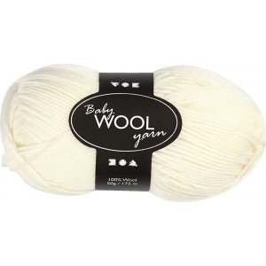 Fil pour bébé - crème - 50 g Fil pour bébé - crème - 50 g