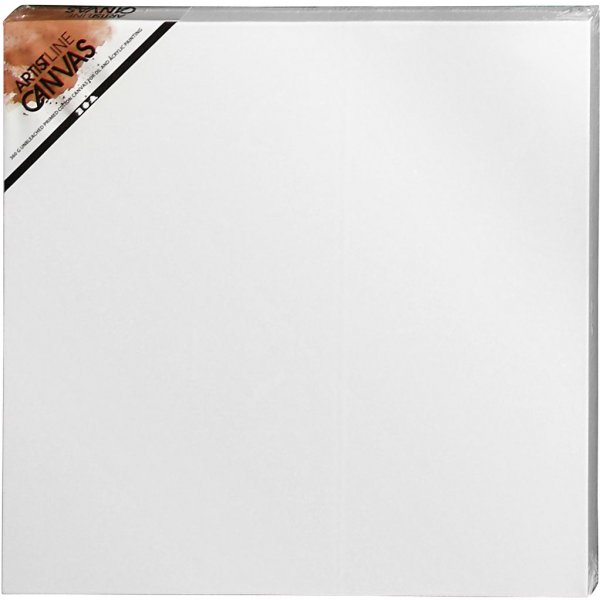 Toile ArtistLine - blanc - 50x50x3,5 cm - 5 pcs