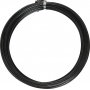Fil d'aluminium - 2 mm - noir - 10 m