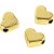 Perles maillons - plaqué or - 3 pcs Perles maillons - plaqué or - 3 pcs