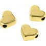 Perles maillons - plaqu or - 3 pcs