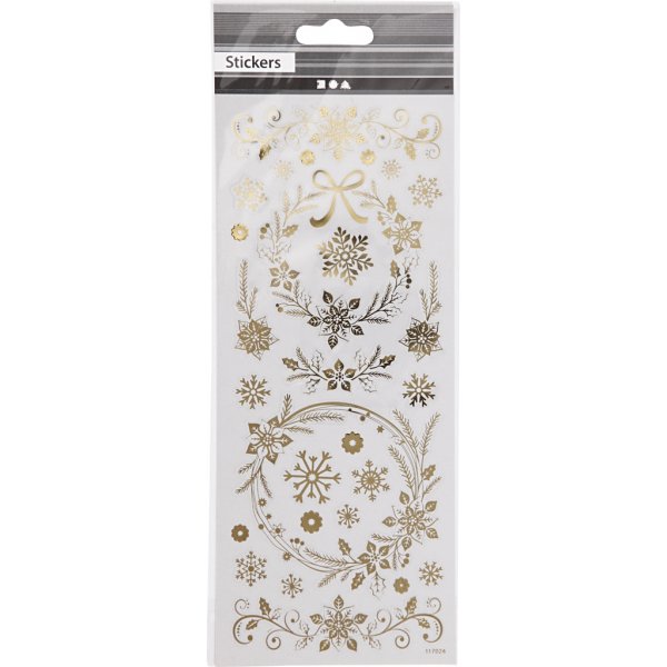 Autocollants - dors - toiles de Nol