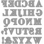 Gabarit de dcoupe - alphabet
