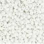 Perles de rocaille - blanches - 25 g