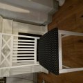 Image client Menton en tissu jacquard - Noir