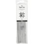 Bandes toiles - argent - 4,5 cm - 100 bandes