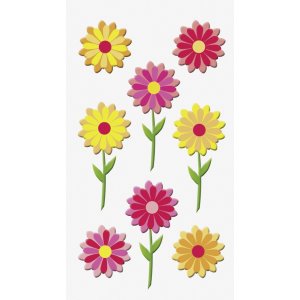 Stickermix - Fleurs - rouge/jaune Stickermix - Fleurs - rouge/jaune