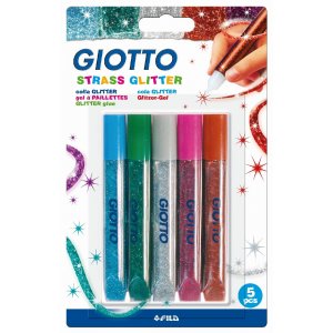 Colle Pailletée Giotto - Paquet de 5 Strass Colle Pailletée Giotto - Paquet de 5 Strass