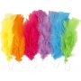 Duvet sur fil d'acier - couleurs mlanges - 18 x 3 pcs