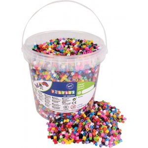 Perles tubulaires 10 couleurs mélangées - 10000 pcs Perles tubulaires 10 couleurs mélangées - 10000 pcs