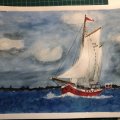 Image client Peinture aquarelle ShinHan Premium PWC 15ml - Bleu Horizon (611)