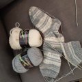 Image client Fil Viking Nordlys 100g - Blanc/gris (915)