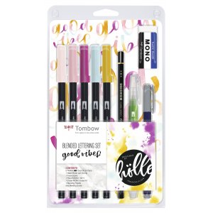Ensemble de lettrage fondu Tombow Good Vibes Ensemble de lettrage fondu Tombow Good Vibes