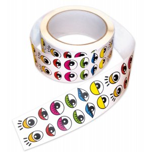 Autocollants pour les yeux en rouleau - 2000 pcs Autocollants pour les yeux en rouleau - 2000 pcs