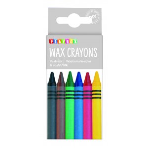 Crayon de cire 6 pi�ces �troit