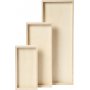 Plateaux - oblongs - 3 pcs