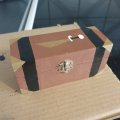 Image client Coffret en bois 22 x 14 x 10,2 cm - non traité 4 pièces