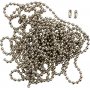 Chane boule - plaqu argent - 3 m