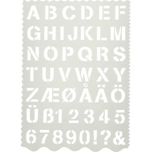 Modèle - lettres et chiffres Modèle - lettres et chiffres