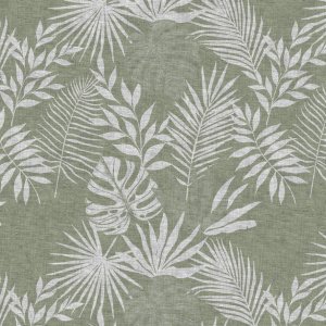 Toile cirée PVC Borneo - Vert Toile cirée PVC Borneo - Vert