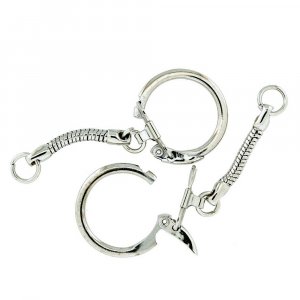 Porte-clés 60 mm - Couleur argent Porte-clés 60 mm - Couleur argent