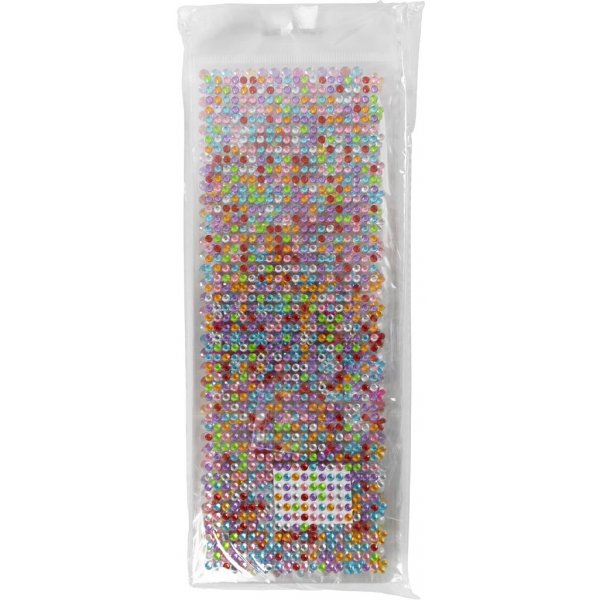 Strass - Ø2-10 mm - 27 x 9 cm, 12 feuilles, Le contenu peut varier Strass - Ø2-10 mm - 27 x 9 cm, 12 feuilles, Le contenu peut varier