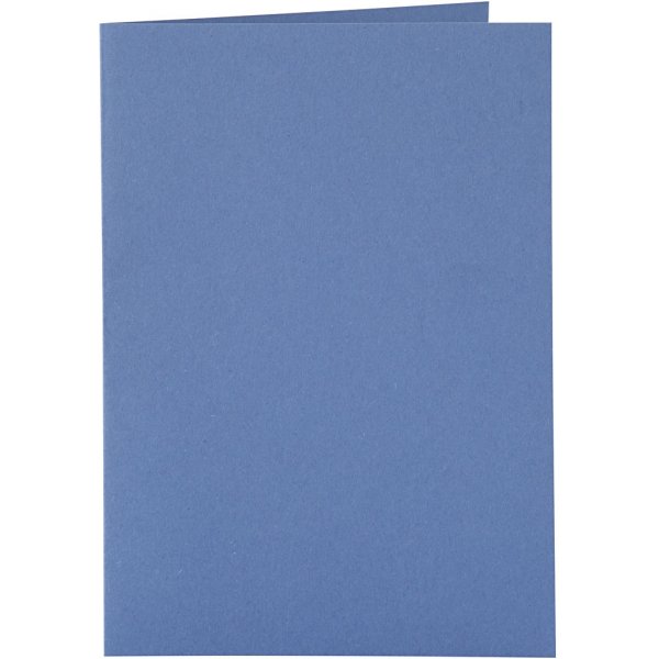 Cartes et enveloppes - bleu 10,5 x 15 cm 6 sets