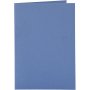 Cartes et enveloppes - bleu 10,5 x 15 cm 6 sets