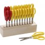 Ciseaux pour enfants - pointe ronde - 12,5 cm - 12 pcs