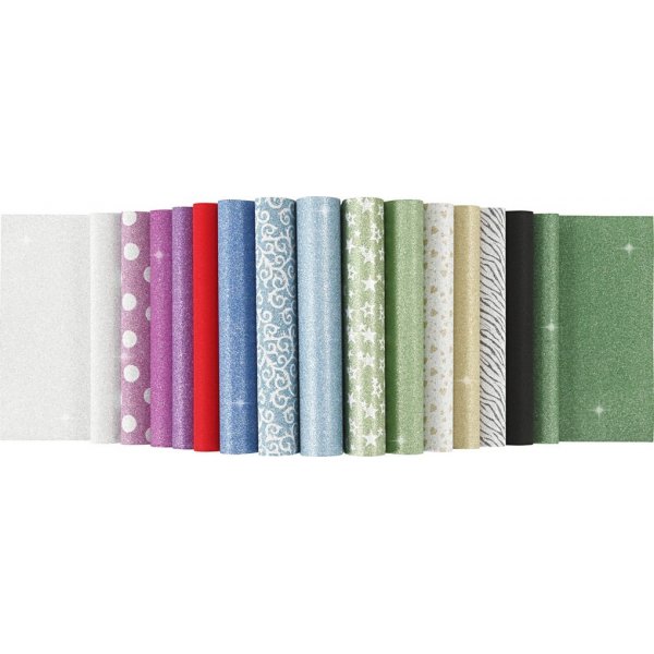 Papier paillet en blocs - A4 - 30 feuilles
