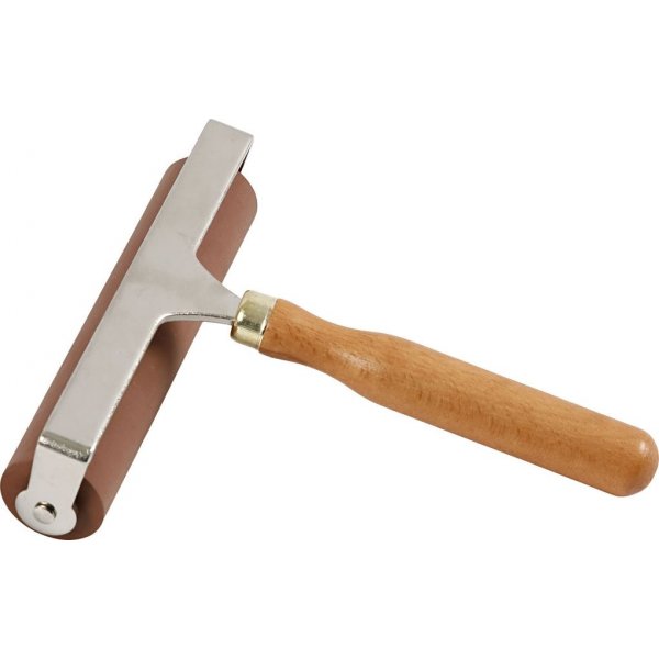 Rouleau en caoutchouc/rouleau linolum - 14,7 cm