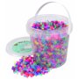 Perles tube mélange de paillettes en seau - 5000 pcs Perles tube mélange de paillettes en seau - 5000 pcs