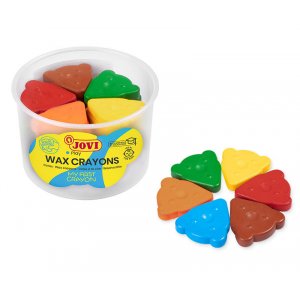 Le crayon de cire - Jovi - 30 crayons de cire en forme d'ours couleurs standards Le crayon de cire - Jovi - 30 crayons de cire en forme d'ours couleurs standards