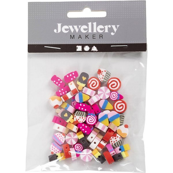 Perles figurines - Bonbon - 60 pcs Perles figurines - Bonbon - 60 pcs